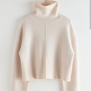 Other stories boxy turtleneck sweater size S never worn